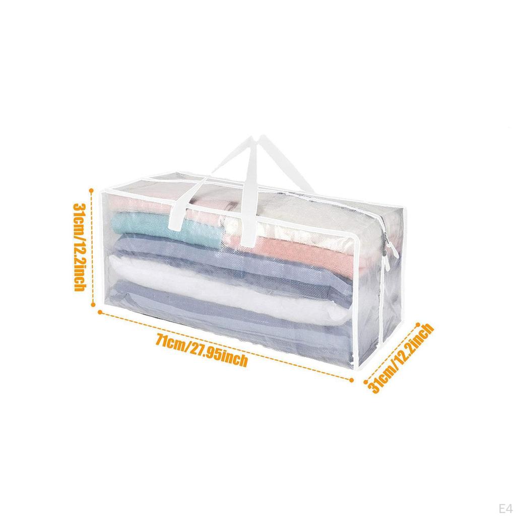 Moving Bag with Backpack Straps and Zippers for Storage of Cushions Pillows