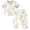 Youqi Baby Sommer Baumwolle Kurzarm Oberteil & Mücken Hose Set