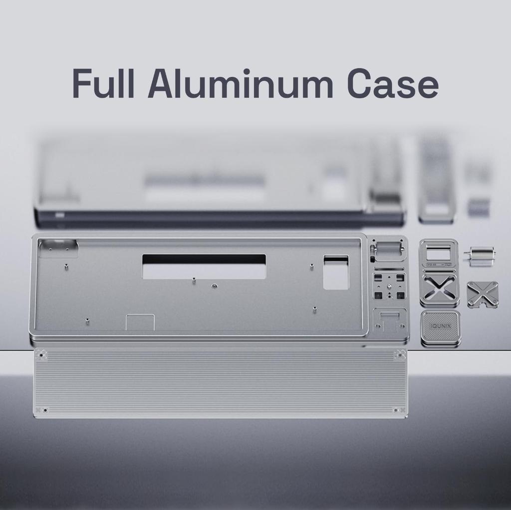 IQUNIX Magi65 Low Profile Mechanical Wireless White Keyboard, 65% Keyboard,