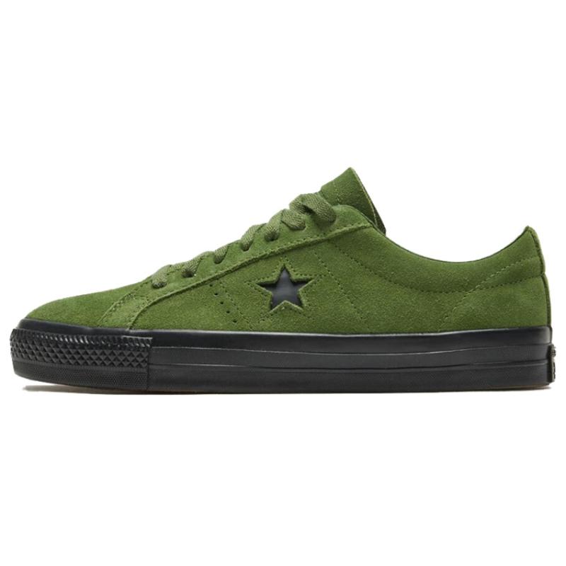 

Converse One Star Pro Pro Vintage Casual Non-Slip and Abrasion Resistant Low-Top Board Shoes Unisex Green 35.5