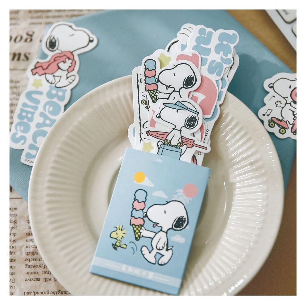 Set of 10 Snoopy Stylish and Cute Bookmarks Bookmarks, (Color)