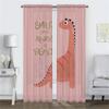 Dinosaur Tulle for Bedroom Anti-mosquito Curtains for Camera Curtains Child Room Blackout Curtain Halloween Decoration Shades