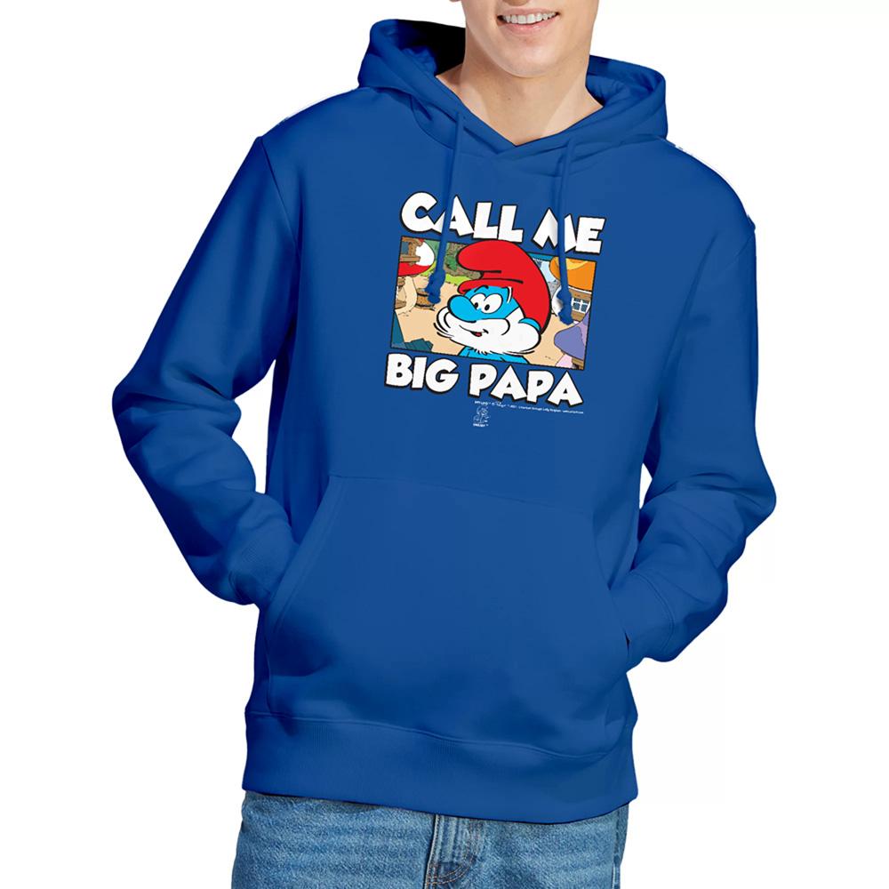 The Smurfs Unisex Adult Call Me Big Papa Smurf Hoodie
