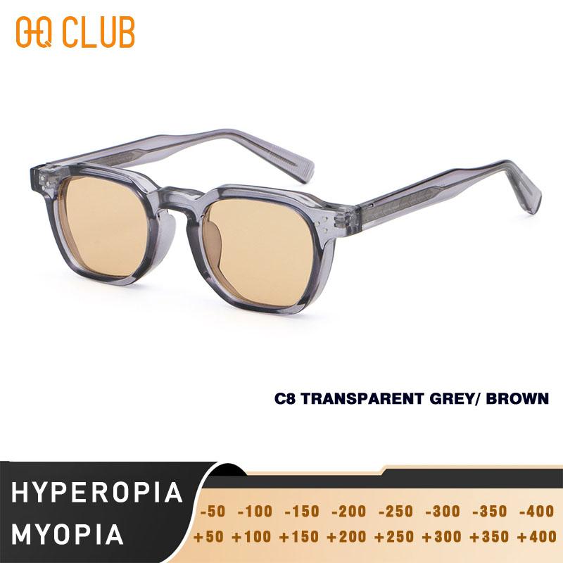

O-Q CLUB Retro Punk Polarized Lenses Man Men Sunglasses Square Trends Glasses Women Popular Eyepieces in Sonzya Sunglass Woman NON-PRESCRIPTION