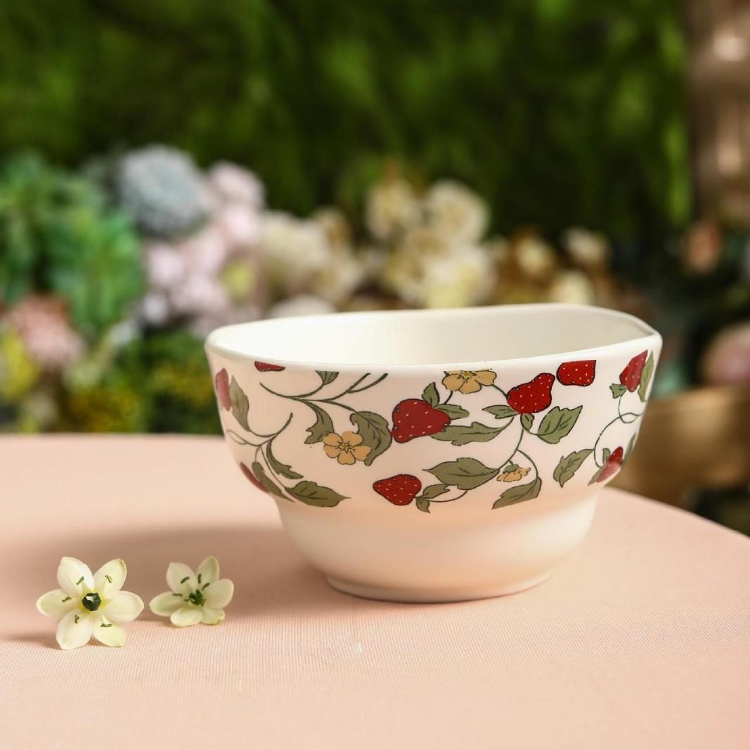 Креативное ухо Клубничная кофейная чашка Блюдце Бытовая посуда Тарелка Пиала Обратная сторона Блюдо для гарнира Салатная тарелка Корзина для фруктов