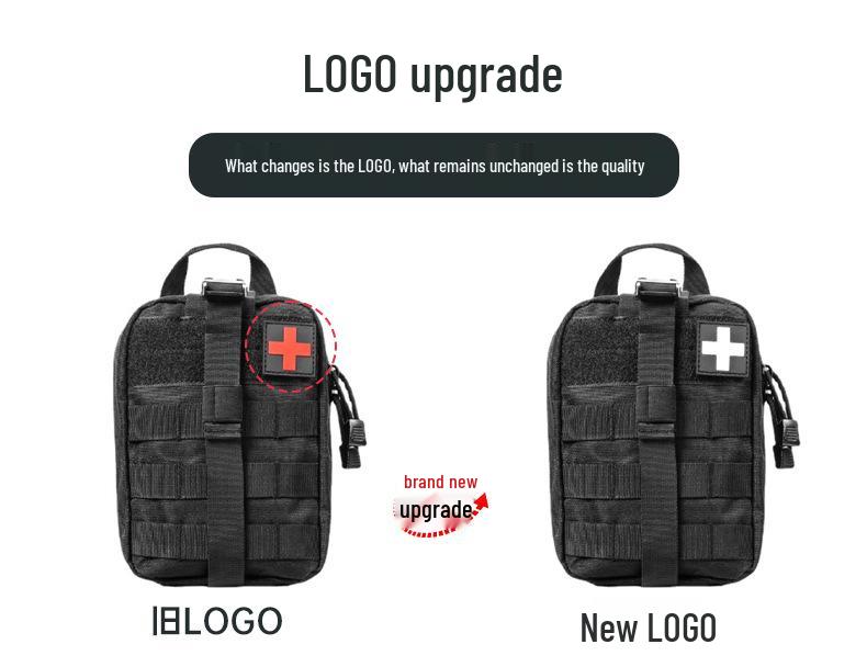 “Tactical Camo Outdoor Medical Bag - Multifunctional Emergency & First Aid Kit”
