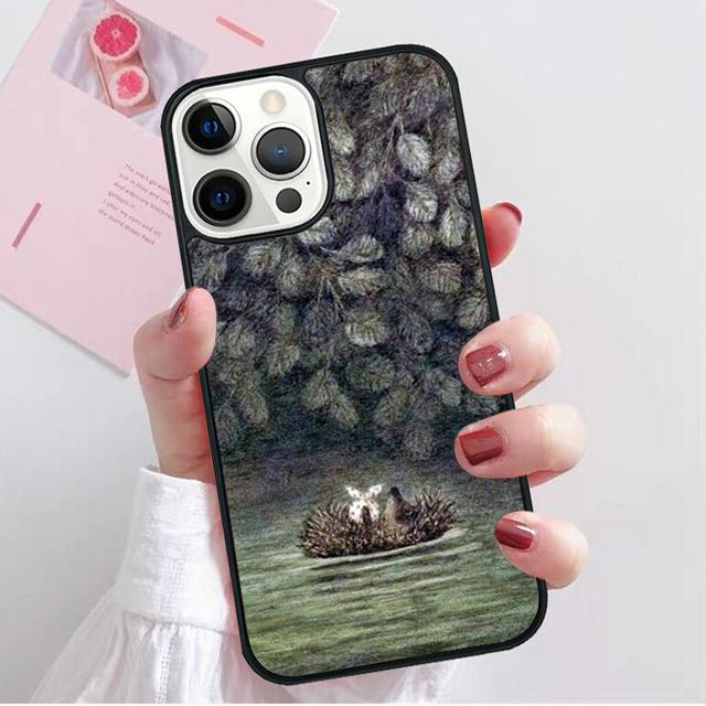 Hedgehog in the Fog Coque Shell For iPhone 17 Air 15 16e 14 13 12 Pro Max 11 Pro Max Plus Phone Case Cover