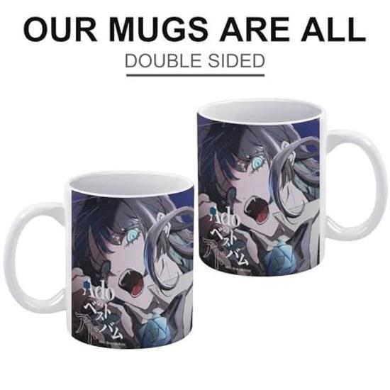 Ado Song Mug Ceramic Gift Cup Christmas Birthday Cute Goods Star Supporter