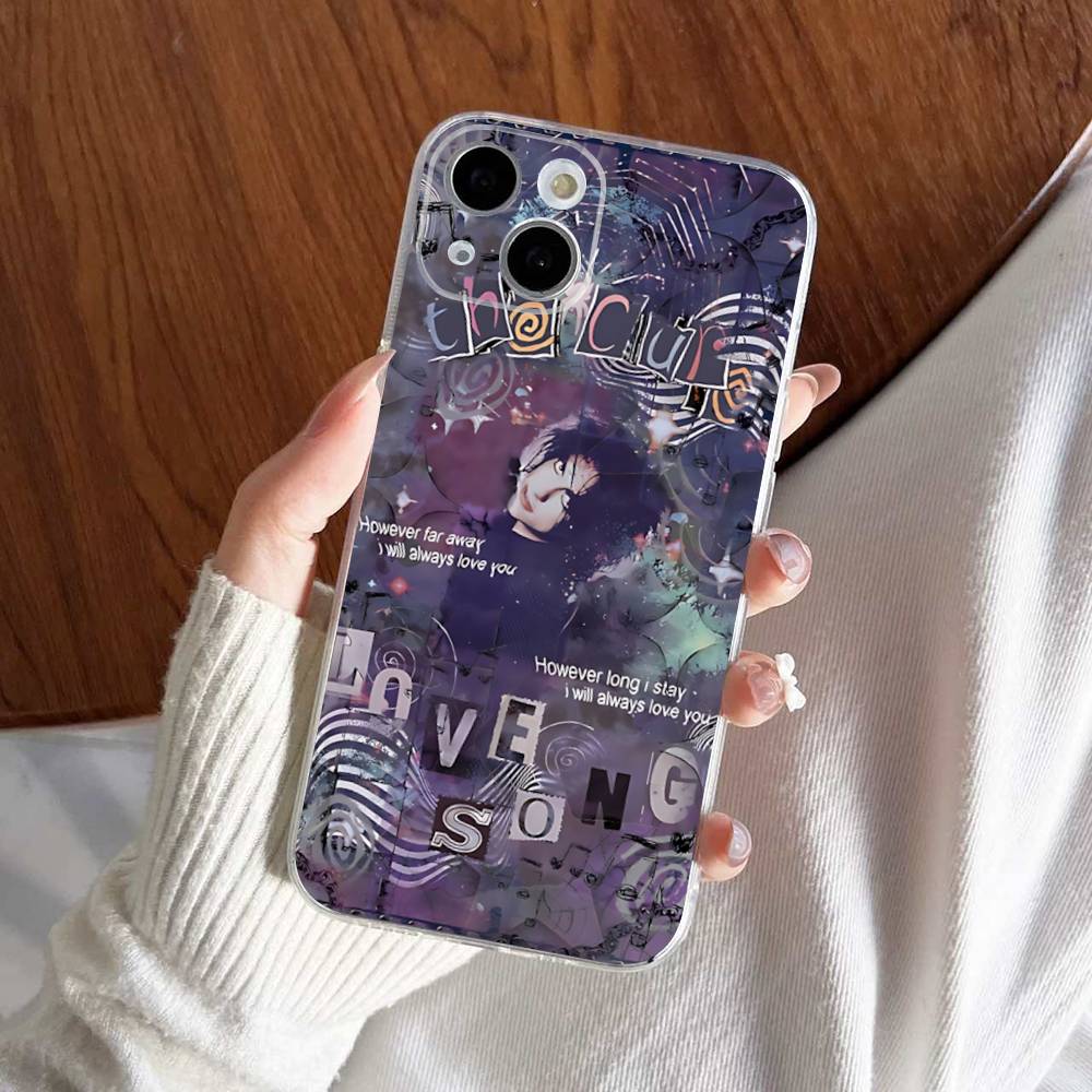 Hot Classic Rock The C-CureS Band Phone Case For IPhone 17 16 15 14 13 12 11 Pro Max Plus Soft Cover Personalized DIY