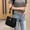 Large Capacity, Bag, Women's Bag, Woven, Swivel Lock Design, Shoulder Bag, Armpit Bag, Casual Bag