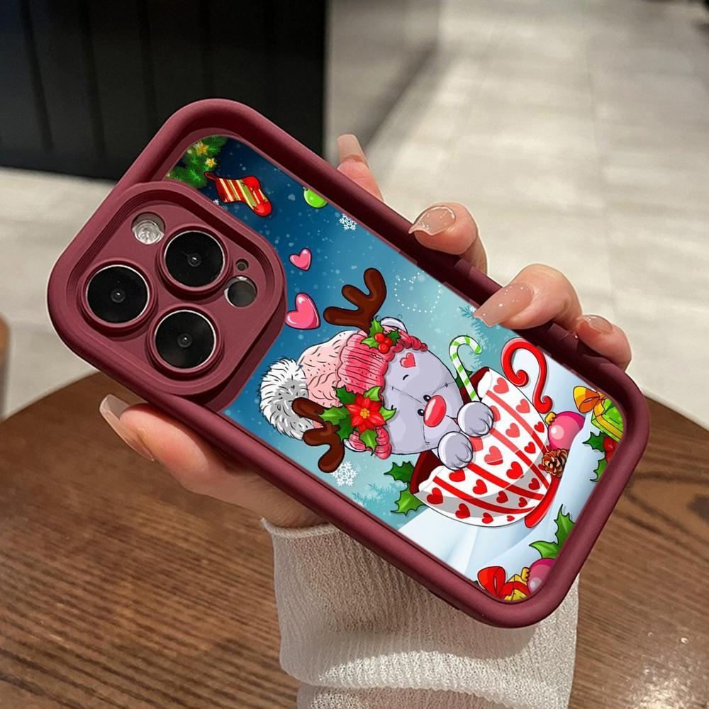 

Мягкий чехол Sky Eye Ladder для Samsung A06 A15 A25 A35 A55 S24 FE Все модели Samsung Чехлы для телефонов Силиконовый чехол NY30 Веселое Рождество Рождественская елка искусство Samsung A51