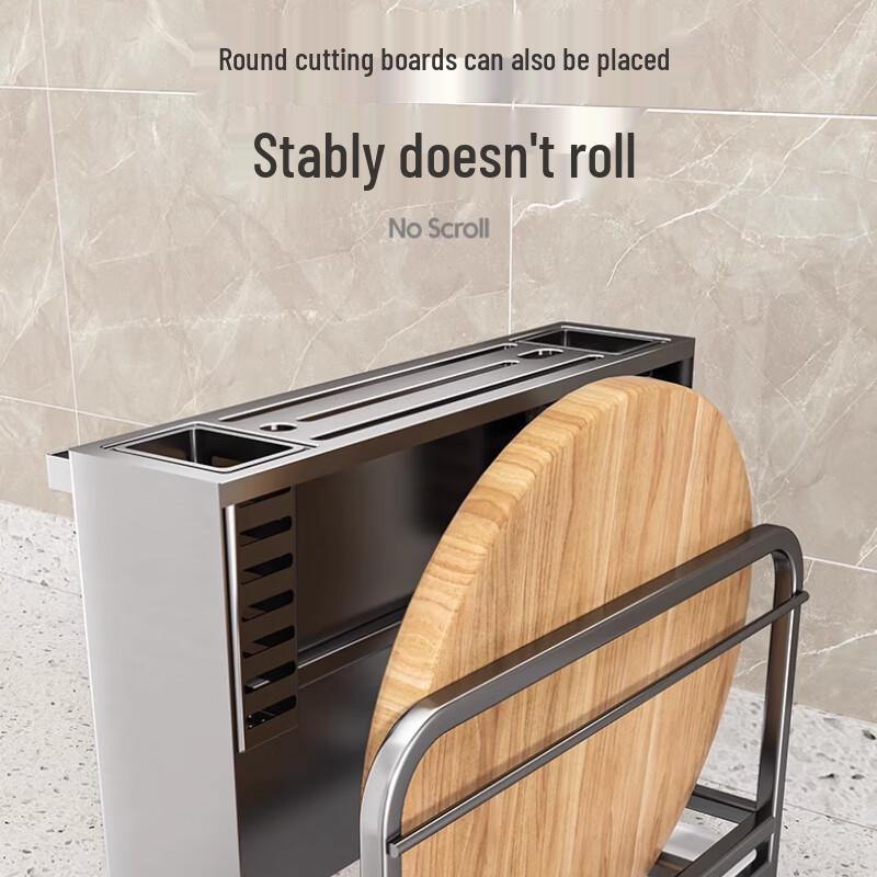 Stainless Steel Kitchen Knife & Chopstick Holder