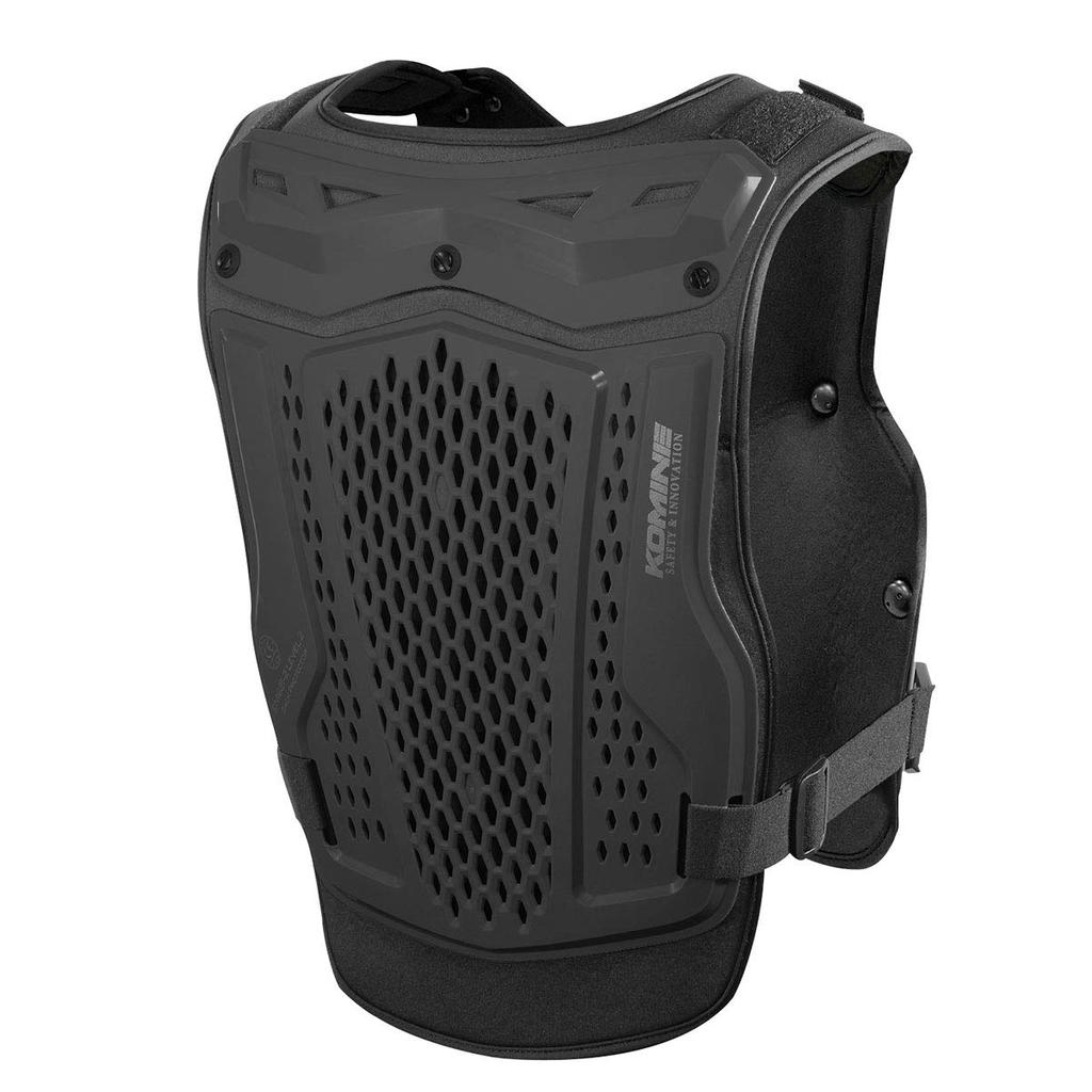 KOMINE Motorcycle Protector CE Level 2 Body Armor Fit Black Free Size 12998 Protector CE Standard Level 2 Air-Through SK-828
