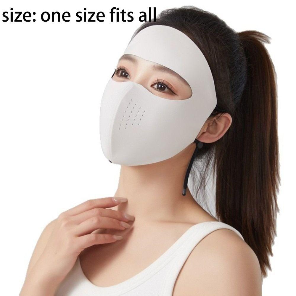New Seamless Sun Protection Face Mask AB Side Adjustable Facekini UV Protection Summer Sun Protection Face Mask
