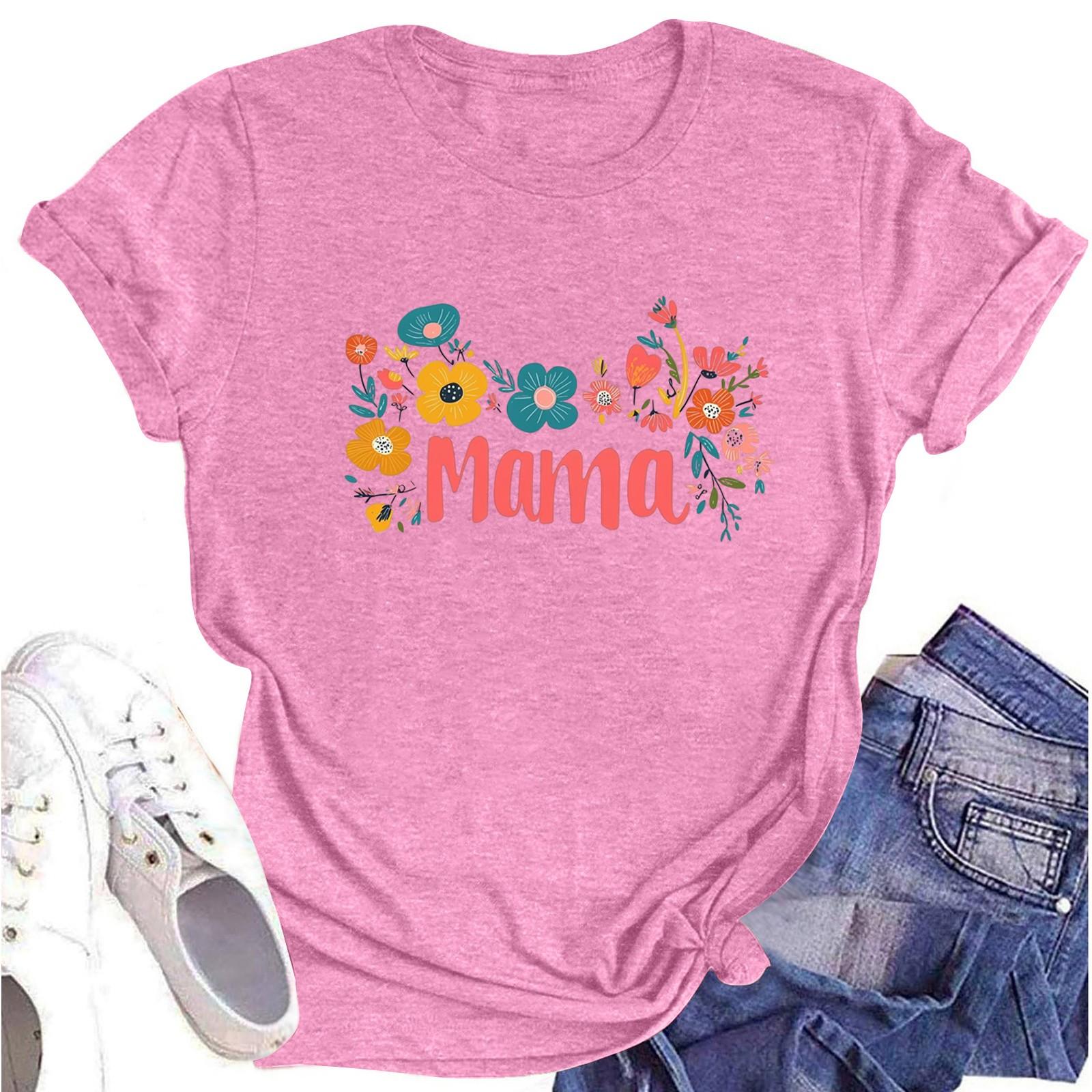 

Children s Printed Round Neck Short-sleeved T-shirt Top 140