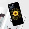 Schöne gelbe Sonnenblumenhülle für iPhone 17 Pro Max 14 13 12 11 15 16 Pro Max mini 16 Plus 16e 17 Air Handyhülle