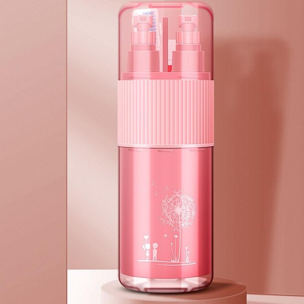 Lightweight Multifunction Toothpaste Cup Shampoo Storage Compact Plastic Storage Bottle Plastic Leak-proof Portable Travel Cup
