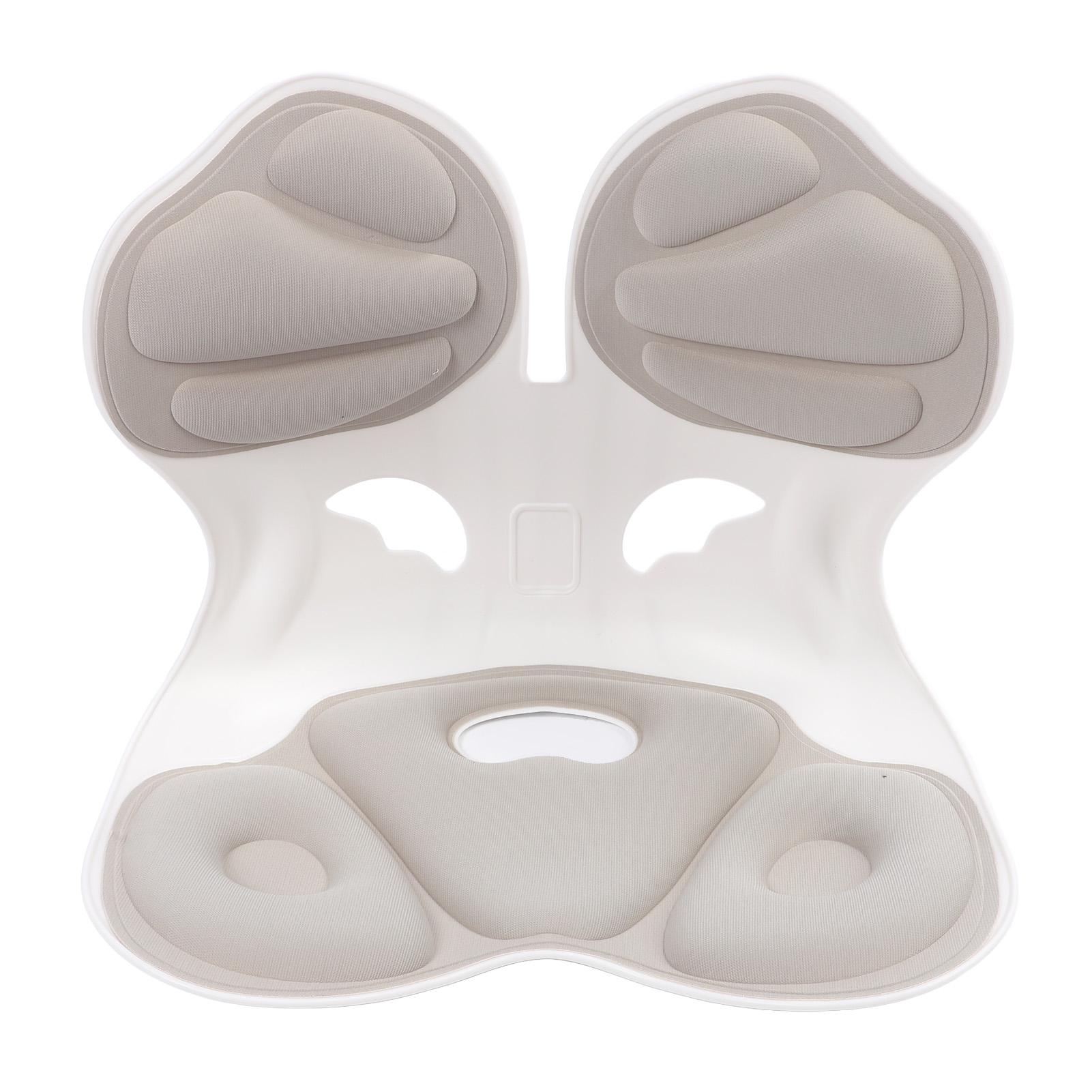 Стул с поддержкой поясницы для напольного сиденья мягкий дышащий с полыми отверстиями переносной с поддержкой поясницы светло-серый 11588₽