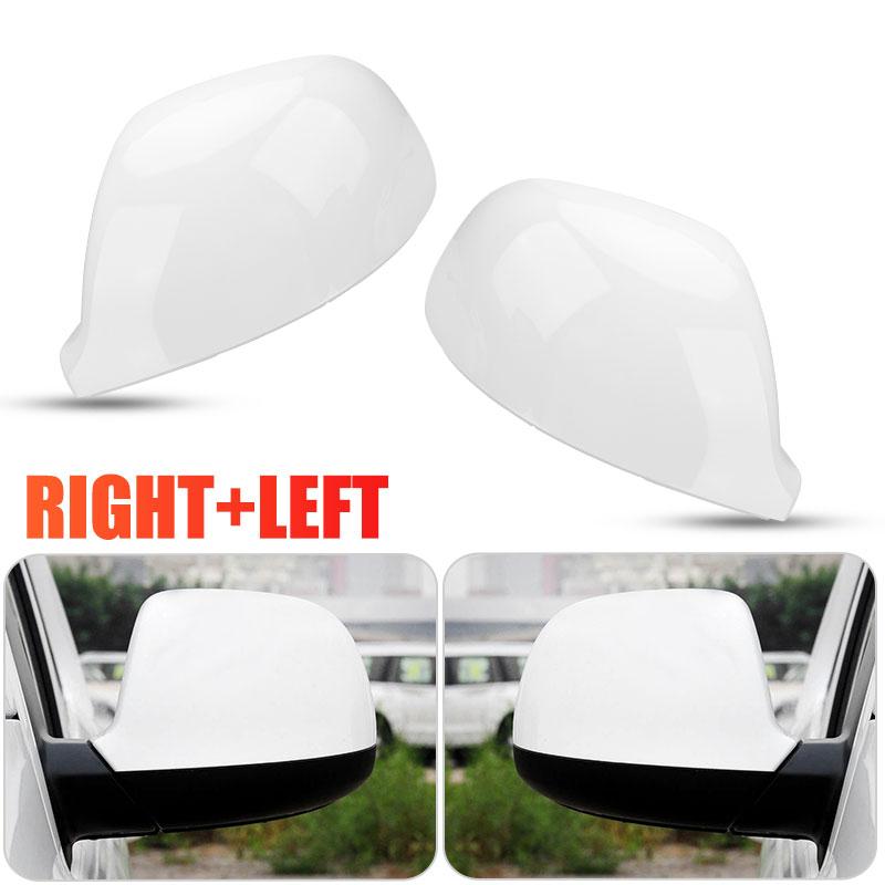 Side Rearview Mirror Cover Cap For For VW T5 T6 Transporter Amarok 2010- 7E1857527G 7E1857528G Gloss Black /White Mirror Cap