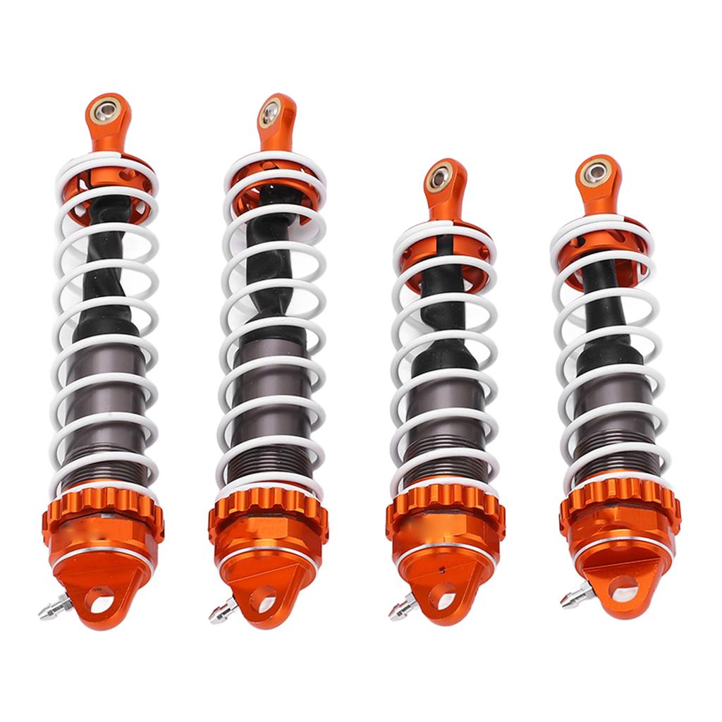 RC Shocks Replacement Damper Springs Shock Absorber Aluminum Alloy for ZD Racing 17 DBX07(Orange