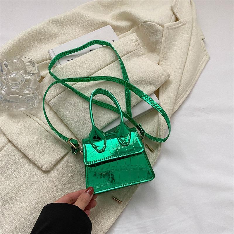 Retro Umhängetasche trendige Mode neue Crack-Tasche Damen-Handtasche lässige Handtasche