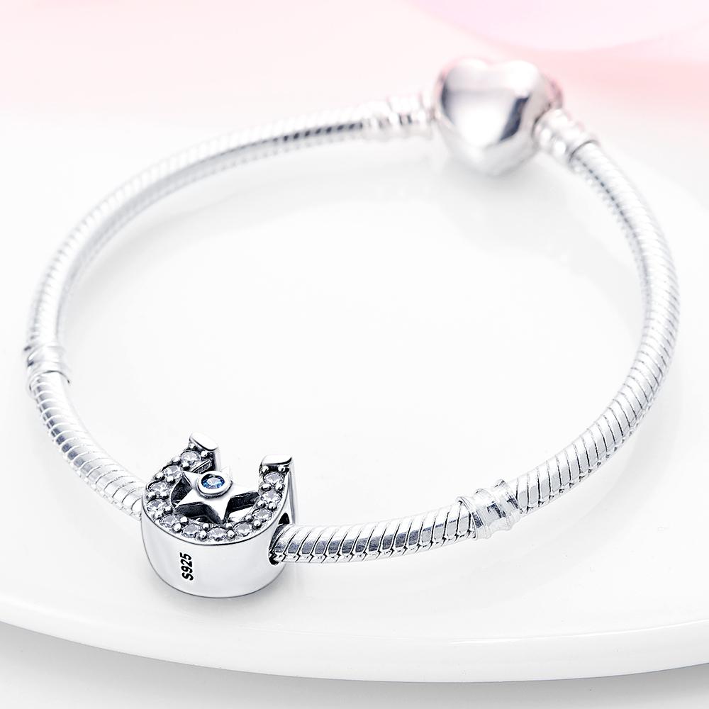 Copper Green Horseshoe Clover Pendant Charms Fit Originalbracelet Charm Beads Necklace Diy Female Jewelry