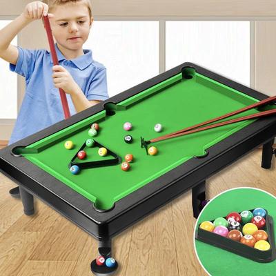 Pool Mini Table Game Tabletop Desktop Billiards GameMini Tabletop Set Parent-Child Interactive Desktop Billiards