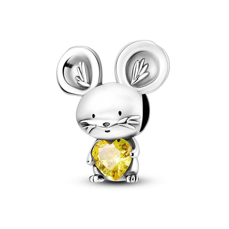 Charm Bead Charms Plata De Ley Dog Owl Rabbit Cute Cat Animal Ideal For Authentic Bracelets Bangle Jewellery Making Bead Charms Accessories