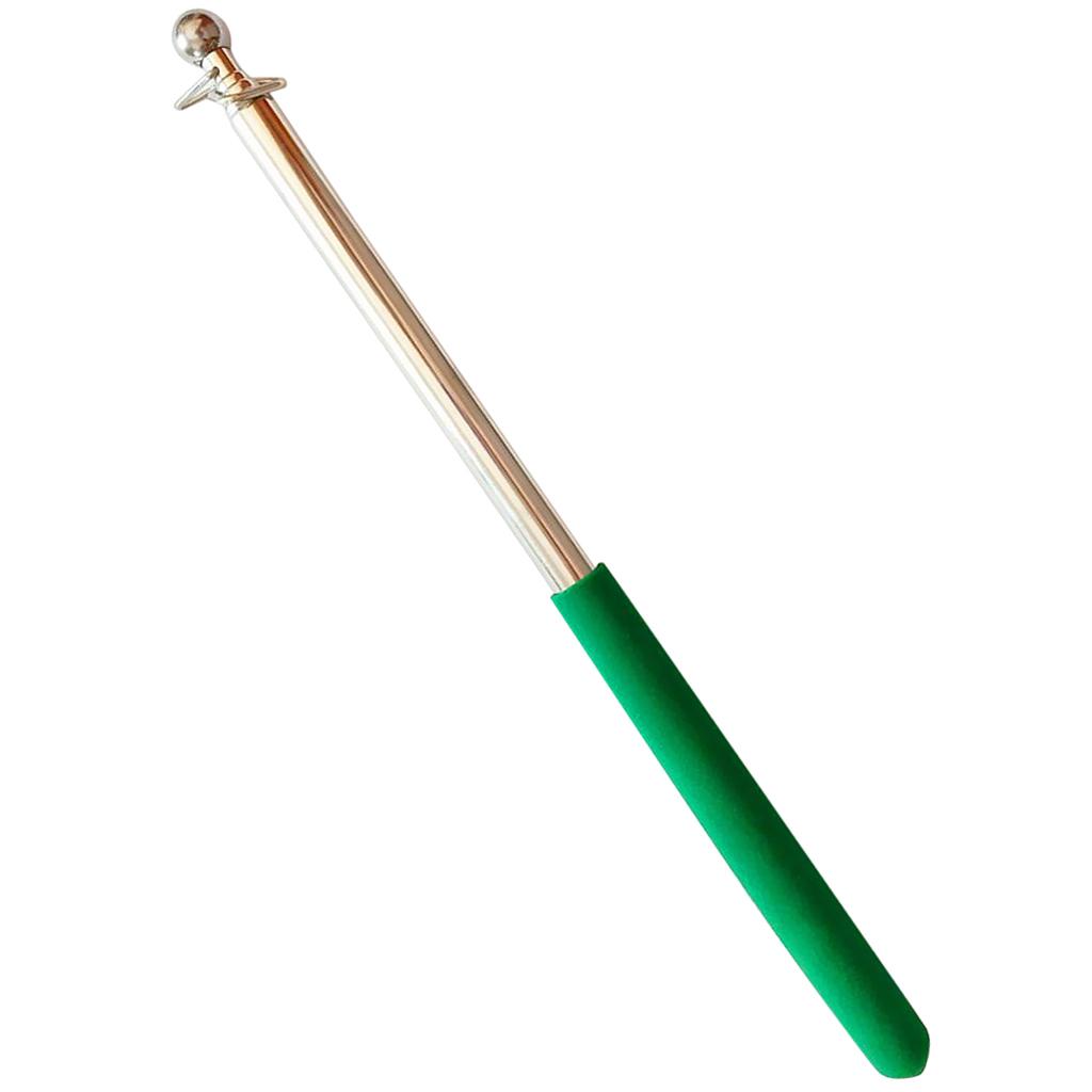 Mât de drapeau télescopique en acier inoxydable pour carpe pour bannière, mât pliable, mât de guidage, manche à air, mâts extensibles, pointeur pour enseignants