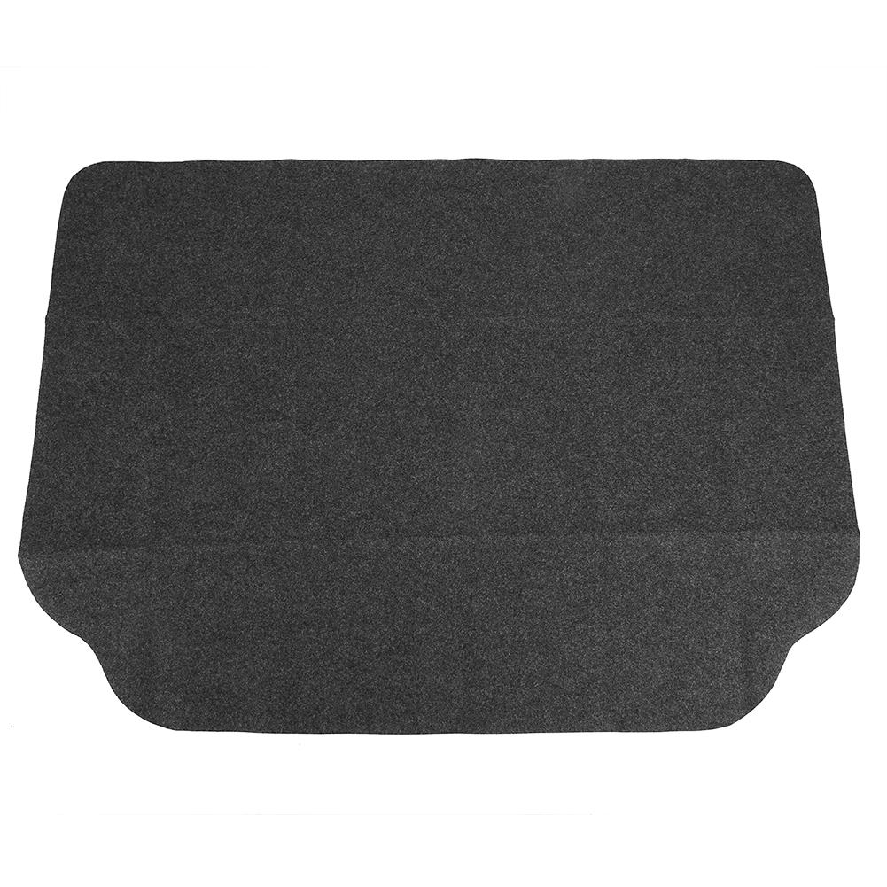 50x36in Black Outdoor Oil Proof Environmental Protection Barbecue Mat BBQ Grill Oven Floor Mat