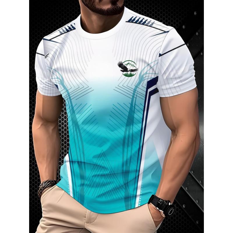 

Men s casual sports 3D printed graphic T-shirt S