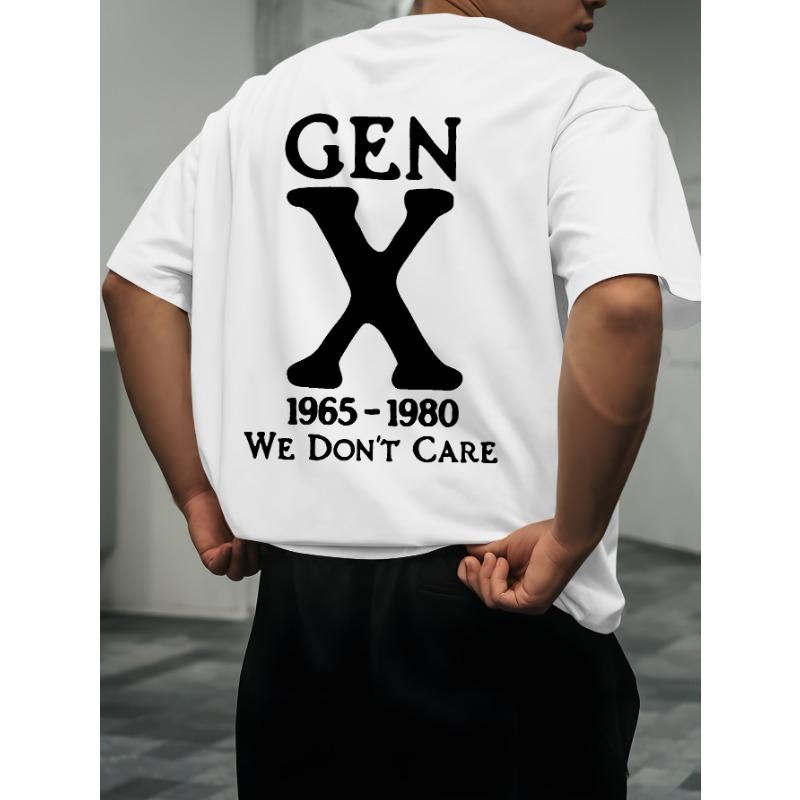 European Sizes Trendy Summer Outdoor Sports T-Shirts for Generation X, Featuring Casual Large Sizes, Stylish Prints for Men