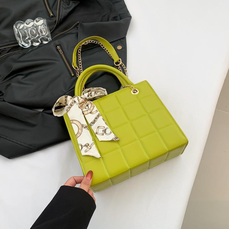 

Chic Street Style Crossbody Tote Bag With Spacious Capacity And Trendy Design For Spring 2024 зелений