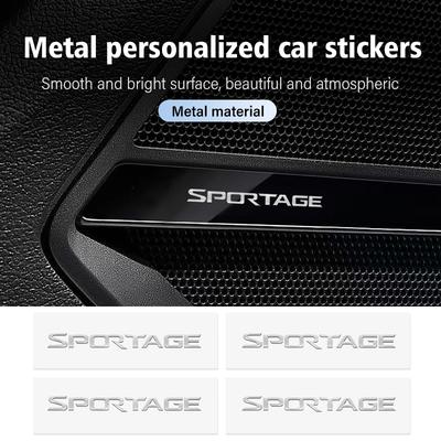 Emblème Logo de Voiture Badge Autocollants Métalliques Décoration Accessoires Pour Sportage Rio K5 K2 Optima Cerato Proceed Venga Sedona