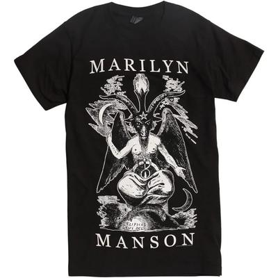 Hot Topic Marilyn Manson Baphomet T-Shirt Black