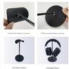 Aluminum Desktop Headset Stand with Anti-Slip Base