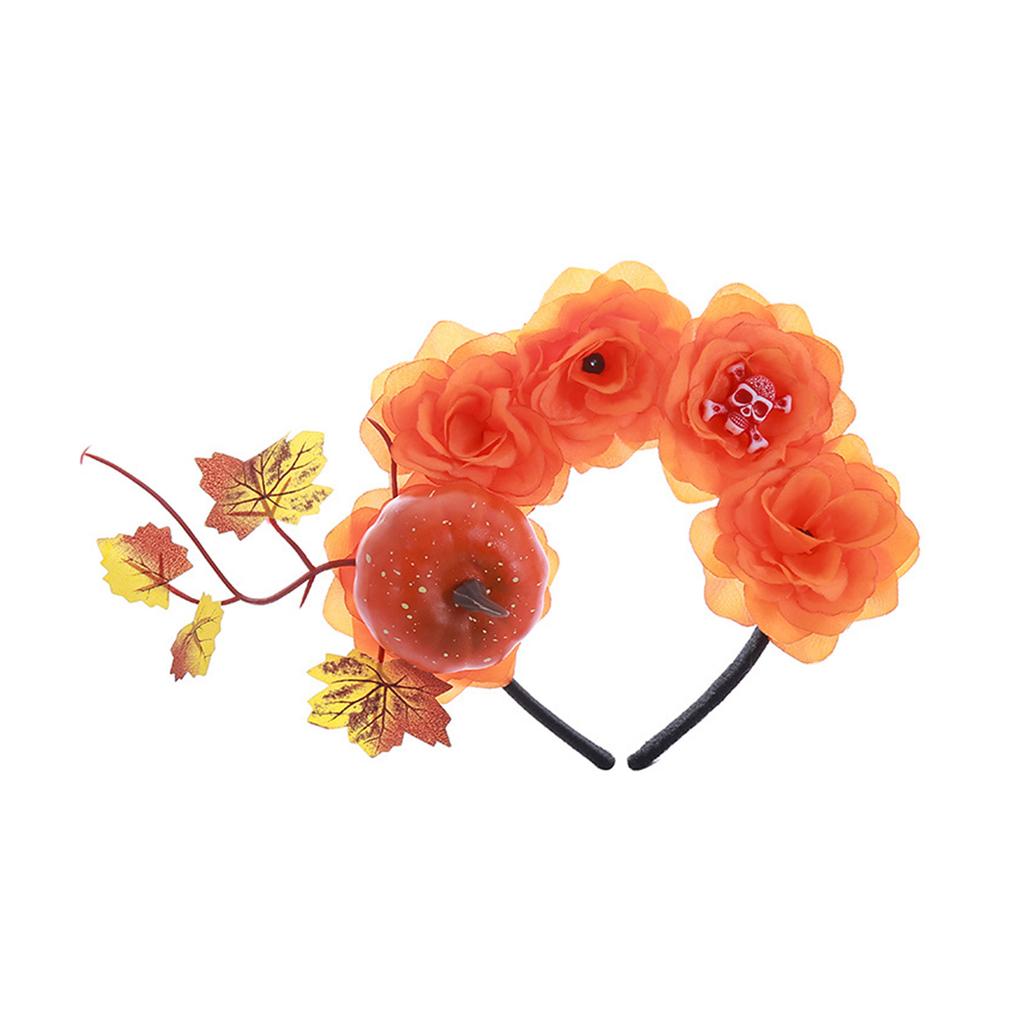 Halloween Headbands Skull Pumpkin Hair Bands Hair Hoop Halloween Party Hair Accessories Cosplay Halloween Costumes