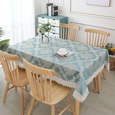 New Lace Fabric Square, Round, and Rectangular Tablecloths for Home Use, Including Coffee Tables and Dust Covers