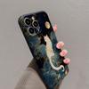 Luxury Moon Cat Glossy Film Hard PC Phone Case for Google Pixel 7 7a 8 8a 9 9a Pro XL 5G