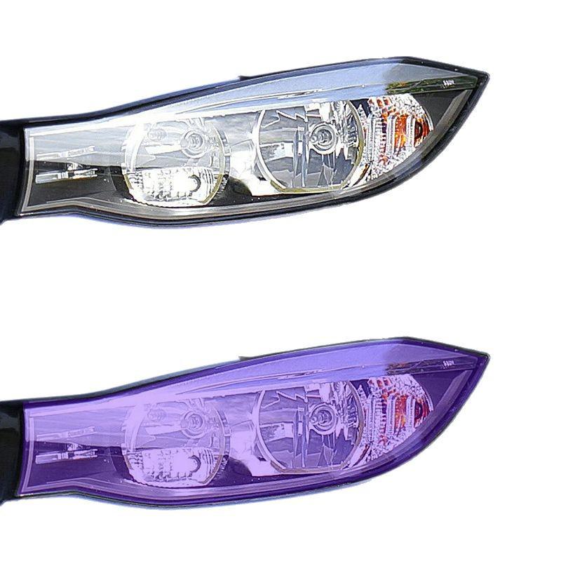 Film Protecteur TPU à Changement de Couleur Contrôlé par la Lumière pour Mercedes-Benz EQE: Blanc à Violet/Noir