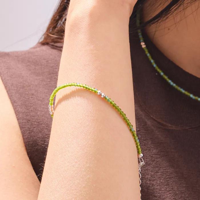 COTOIT_Green Anemone beads Bracelet