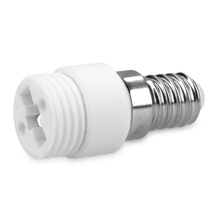Kwmobile 5x Adaptateur De Douille - Convertisseur Douilles E14 Vers G9 - Adaptateur De Support De Lampe Culot Baïonnette Pour Ampoul