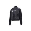 Nike Codzienna Krótka Tkana Kurtka Damska Odzież Wierzchnia Czarna DD6848-010