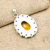 Citrine Gemstone 925 Sterling Silver Handmade Wedding Pendant Jewelry For Thanksgiving