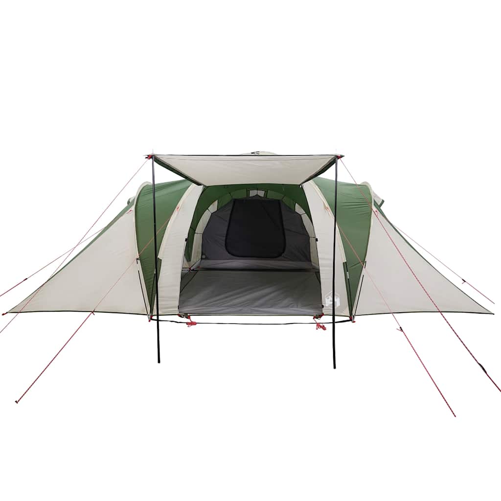 Dome Family Tent for 6 Persons Green Waterproof