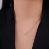 Cazador Arabic Letter Mini Heart Necklace for Women Stainless Steel Arab Alphabet Pendant Choker Chain Necklaces Jewelry 2026