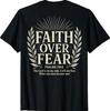 T-shirt Chrétien Foi Sur Peur