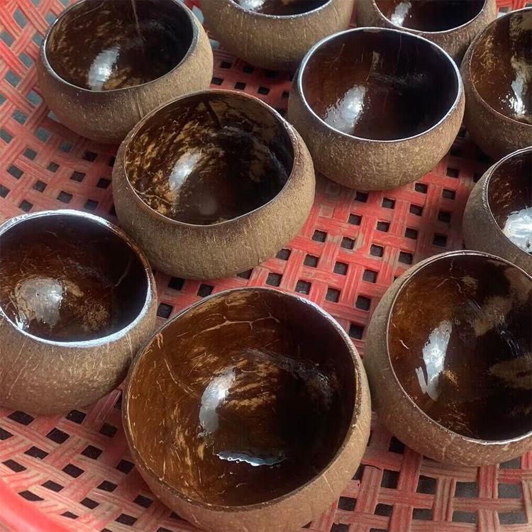Coconut Bowl Candle Handmade Coconut Shell Candle Natural Soy Wax Candle