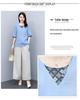 Summer 2025 Women's Retro Chinese Style Linen Top and Wide-Leg Pants Set