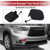UXCELL Right Front Car Tow Hook Cover Cap for Toyota Highlander No.521270E926 Black 1Pc
